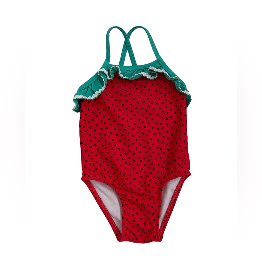Two sizes - Cat & Jack Strawberry One Piece Swimsuits